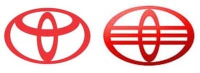 Logos de Toyota y Jincheng